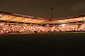 Supporters at the traditional Christmas carol singing 2011