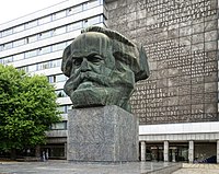 Le monument à Karl Marx de Chemnitz