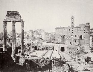 Forum Romanum, Historic photo, 1880