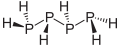 Deutsch: Struktur von Tetraphosphan English: Structure of Tetraphosphane