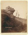 The Frog's Head Rock. On old Deadwood stage road (1890, LC-DIG-ppmsc-02661)