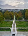 Looking down hill towards the city