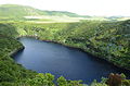 Blue water in Caldeira Comprida, Azores.