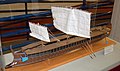 Wood model of a Greek trireme