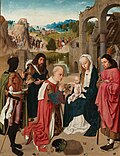 Мініатюра для File:Geertgen tot St. Jans - De aanbidding van de koningen - Rijksmuseum SK-A-2150.jpg