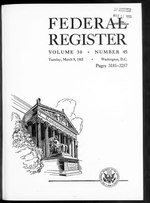 Thumbnail for File:Federal Register 1965-03-09- Vol 30 Iss 45 (IA sim federal-register-find 1965-03-09 30 45).pdf