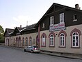 der Bahnhof diente zeitweilig als Kunstbahnhof