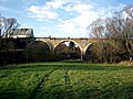 Bahnbrücke über die Selbitz am Ortseingang aus Richtung B 173