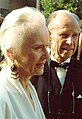 Hume Cronyn and wife Jessica Tandy, 1988