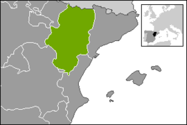 Localización de Aragón