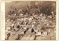 Altitude. Part of Deadwood as seen from big flume, showing steps, stairways, and roads from store to residence (between 1887 and 1892 date QS:P,+1850-00-00T00:00:00Z/7,P1319,+1887-00-00T00:00:00Z/9,P1326,+1892-00-00T00:00:00Z/9 , LC-DIG-ppmsc-02587)