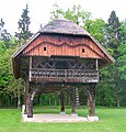 Kozolec, the traditional hayrack