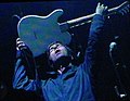 Noel Gallagher performing at an Oasis concert at Shoreline Amphitheatre in Mountain View, California, September 11, 2005