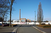 Vue de l'usine François Masurel, à Tourcoing.