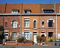 Maisons, rue Jules Boucly, à Villeneuve d'Ascq