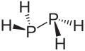 Deutsch: Struktur von Diphosphan English: Structure of Diphosphane