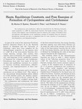 Thumbnail for File:Heats, equilibrium constants, and free energies of formation of cyclopentene and cyclohexene (IA jresv42n4p379).pdf