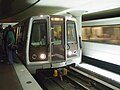 Red Line train at Metro Center