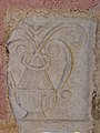 English: Relief with motive of kantharos and tree of life (CSIR II/5, 460) Deutsch: Relief mit Kantharos-Lebensbaummotiv (CSIR II/5, 460)