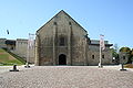 Façade de l'échiquier de Normandie au château de Caen