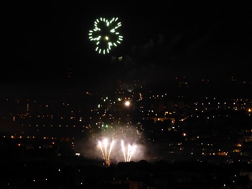 Fireworks in Nancy (France)