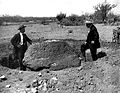 Esperanza Stone. Burnham (left), Charles Frederick Holder (right). Yaqui Delta, Senora, Mexico, 1909.