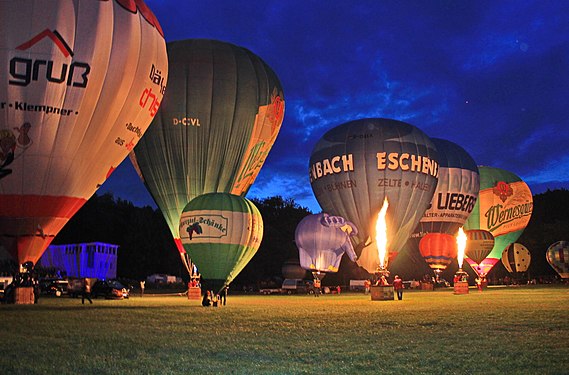 Ballonfest 2014 in Chemnitz.