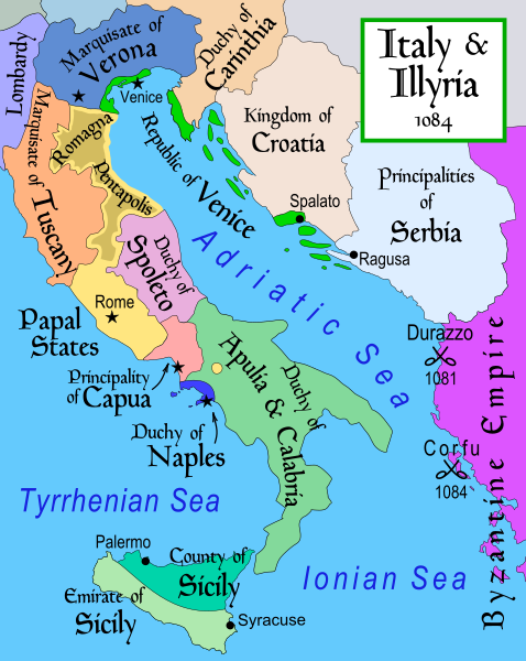 File:Italy and Illyria 1084 AD.svg