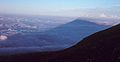 Shadow of Mount Fuji on the clouds