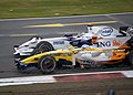 Overtaking Fernando Alonso at the British GP