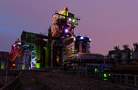 Hochofen 5 Landschaftspark Duisburg Nord Abend 2013