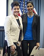 Deputy Agriculture Secretary Jewel Bronaugh, psychologist, health professor Sara Bleich