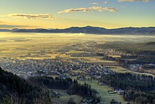 #6: Šmarjetna gora, view towards Škofja Loka, Slovenia.