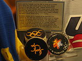 Pucks used at the 2002 Winter Olympics