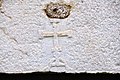 English: Number 1: Ancient relief stone over the entrance to the chapel on the farmstead "Brandlhof" Deutsch: Nummer 1: Antiker Reliefstein über dem Eingang zur Kapelle beim Wirtschaftsgebäude des „Brandlhof“