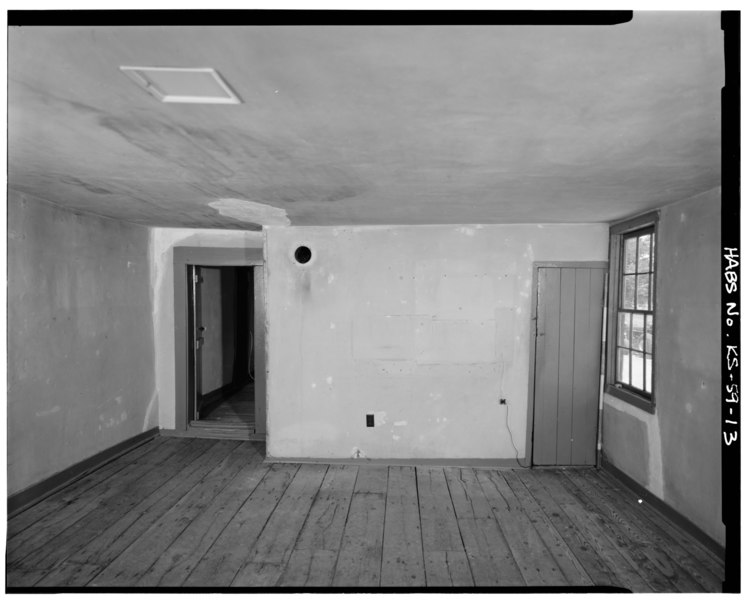 File:NORTH ELEVATION-ROOM 1 - Hollenberg Pony Express Station, Route 243, 6.9 miles south of Nebraska border, Hanover, Washington County, KS HABS KANS,101-HAN.V,1-13.tif