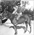 Frederic William Unger's sketch of Burnham on horseback (1901)