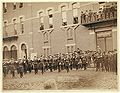 Deadwood. Grand Lodge I.O.O.F. of the Dakotas, resting in front of City Hall after the Grand Parade, May 21, 1890 (21 May 1890, LC-DIG-ppmsc-02569)