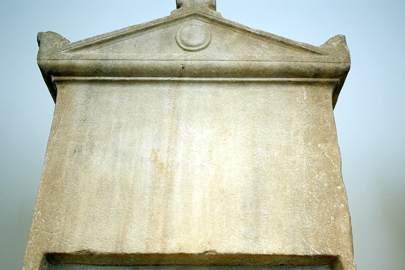 File:1306 - Archaeological Museum, Athens - Grave stele - Photo by Giovanni Dall'Orto, Nov 11 2009.jpg