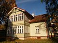 Wooden building in Tartu from 1886