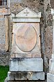 English: Gravestone of Andreas Tautscher at the apse Deutsch: Grabstätte von Andreas Tautscher an der Apsis