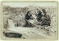 "We have it rich." Washing and panning gold, Rockerville, Dak. Old timers, Spriggs, Lamb and Dillon at work (1889, LC-DIG-ppmsc-02669)