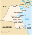 CIA map of Kuwait in Indonesian