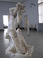 A Fountain in the shape of a satyre, in the Bode Museum, Germany