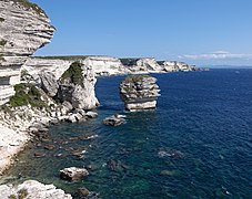 Falaises de Bonifacio, avec le «Grain de sable»