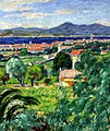 Landscape of Saint-Tropez by Józef Pankiewicz, 1910.