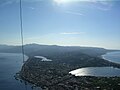 Capo Peloro, seen from the pylon of Torre Faro