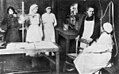 Marie Curie with nurses and a physician, ca. 1915