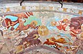 English: Late Gothic fresco painting of the Four Evangelists and the Holy Spirit at the loggia`s vault Deutsch: Spätgotische Freskomalerei der Vier Evangelisten und des Heiligen Geistes im Loggia-Gewölbe