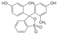 Deutsch: Struktur von Kresolpurpur English: Structure of Cresol purple